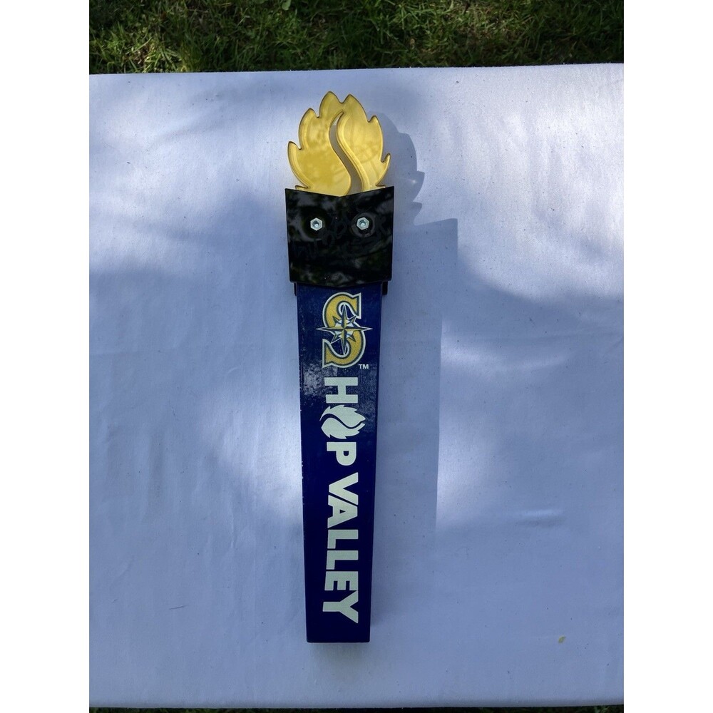 Seattle Mariners Tap Handle Hop Valley Stash IPA Beer 12.5" Man Cave Baseball